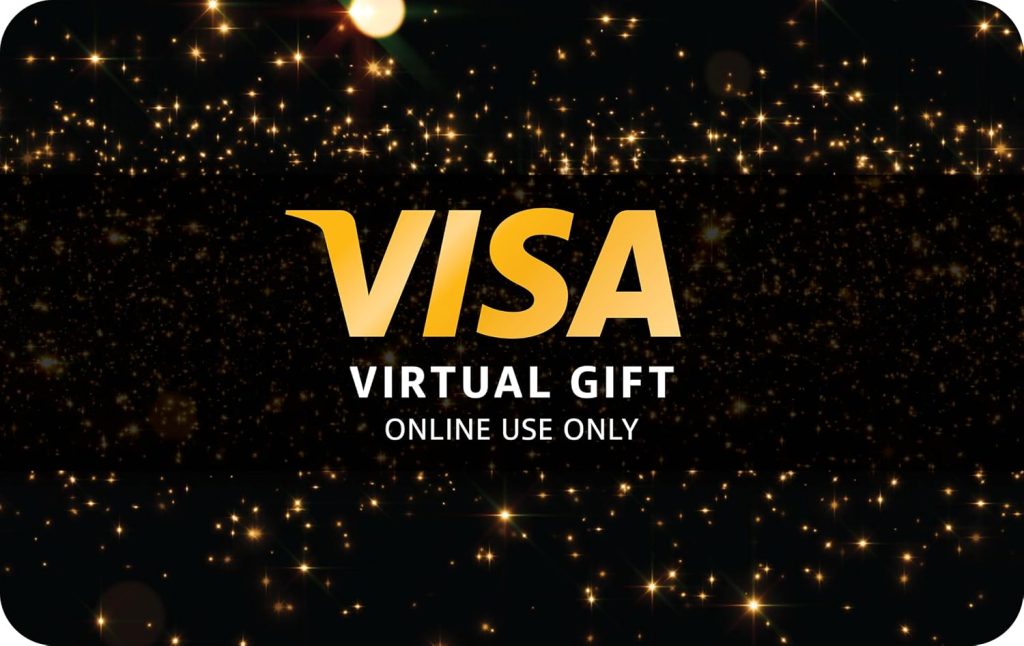 Visa Virtual eGift Card – $200 plus Purchase Fee