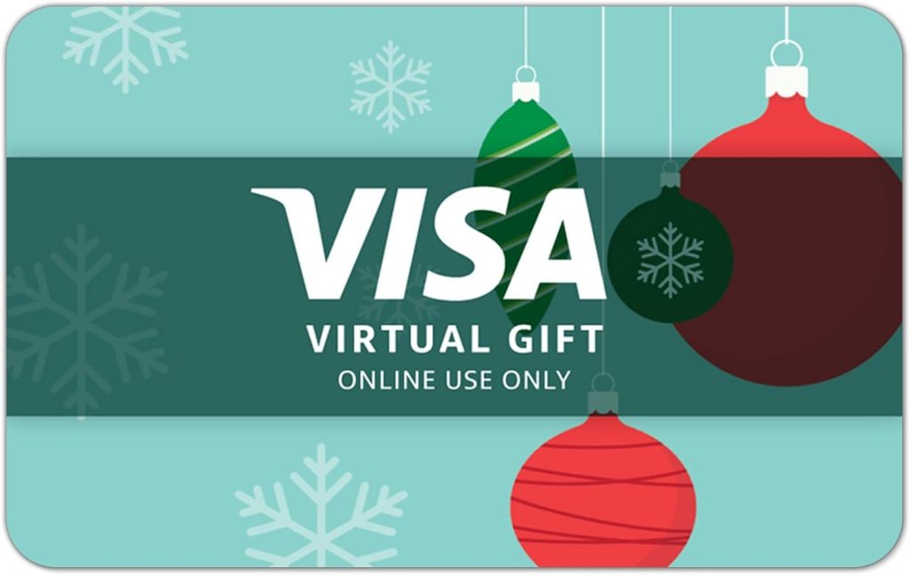 Visa Virtual eGift Card – $50 plus Purchase Fee