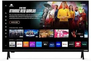 VIZIO 40 Inch V Series FHD LED Smart TV 1080p Bluetooth Compatible, with HDR/HDR10 HLG, Airplay 2, Chromecast Built-in, HDMI VRR and DTS Virtual X (VFD40M-0810)