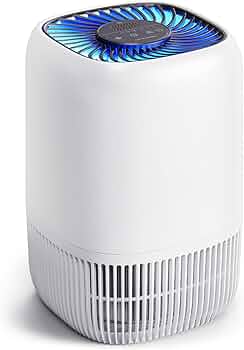 VOOPNU Air Purifiers for Home, High Efficiency Filter Up to 1076 Ft², White