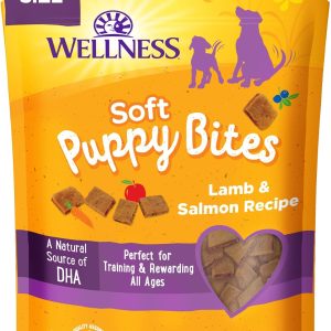 Wellness Soft Puppy Bites Dog Training – Wellness Soft Puppy Bites Dog Training Treats, Natural, Grain Free, Lamb and Salm