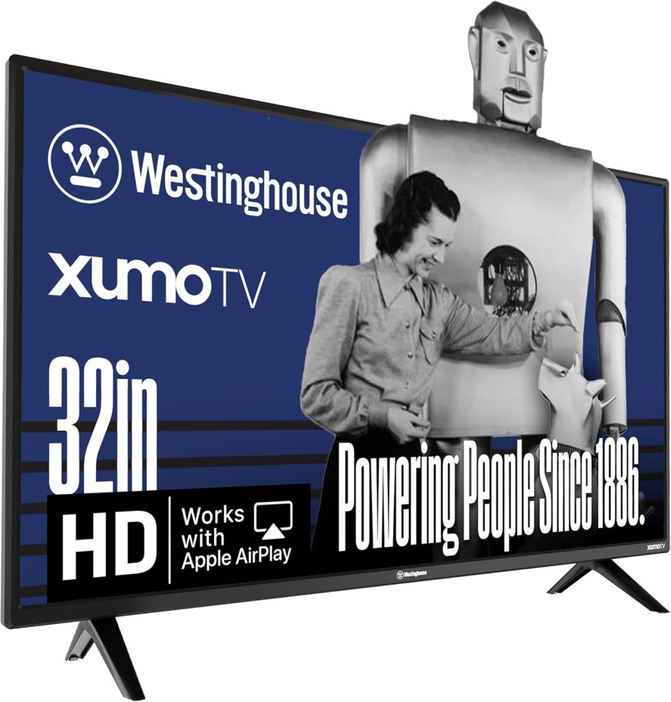 Westinghouse Xumo 32 Inch HD Smart TV, Voice Remote, Apple AirPlay 2, Alexa