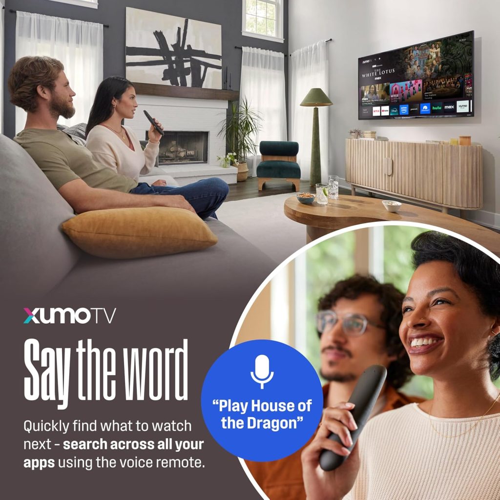 Westinghouse Xumo 32 Inch HD Smart TV, Voice Remote, Apple AirPlay 2, Alexa