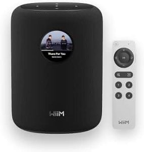 WiiM Sound Smart Speaker with Hi-Res Audio, WiFi and Touchscreen, Black