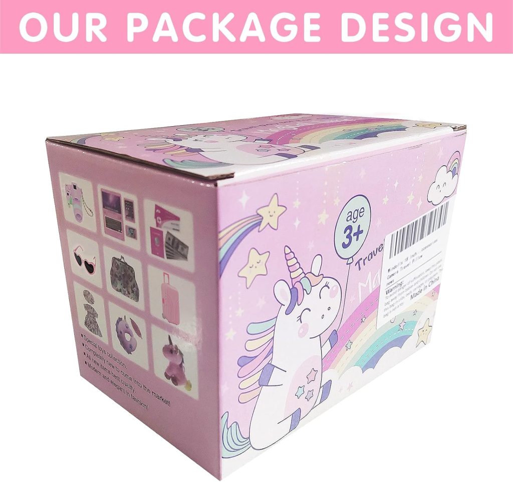 Windolls 18 Inch Doll Suitcase Travel Luggage Play Accessories, Doll Clothes Accessories Carrier Storage Set, Case, Hat, Sunglasses, Camera, Pillow, Toy Pet