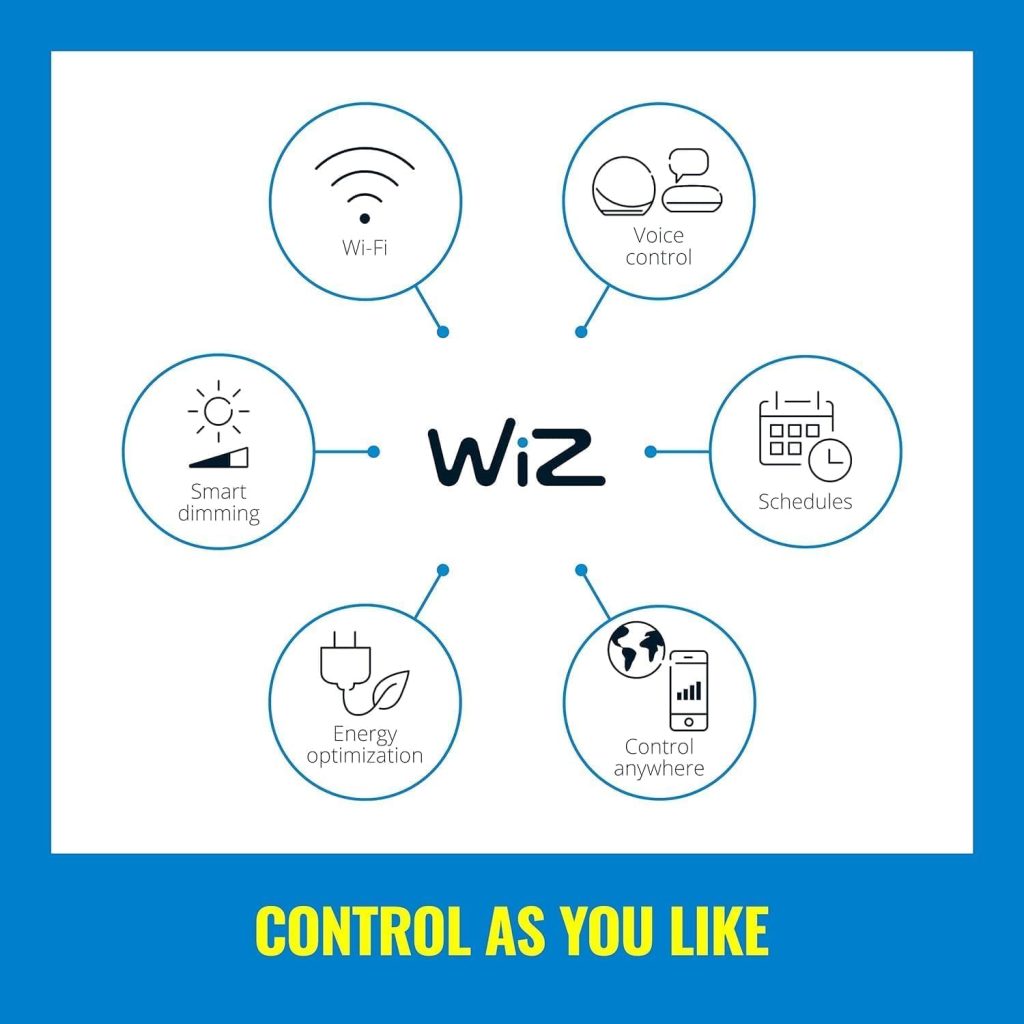 WiZ Connected Clear 40W BA11 Tunable White Filament LED Smart Bulb –