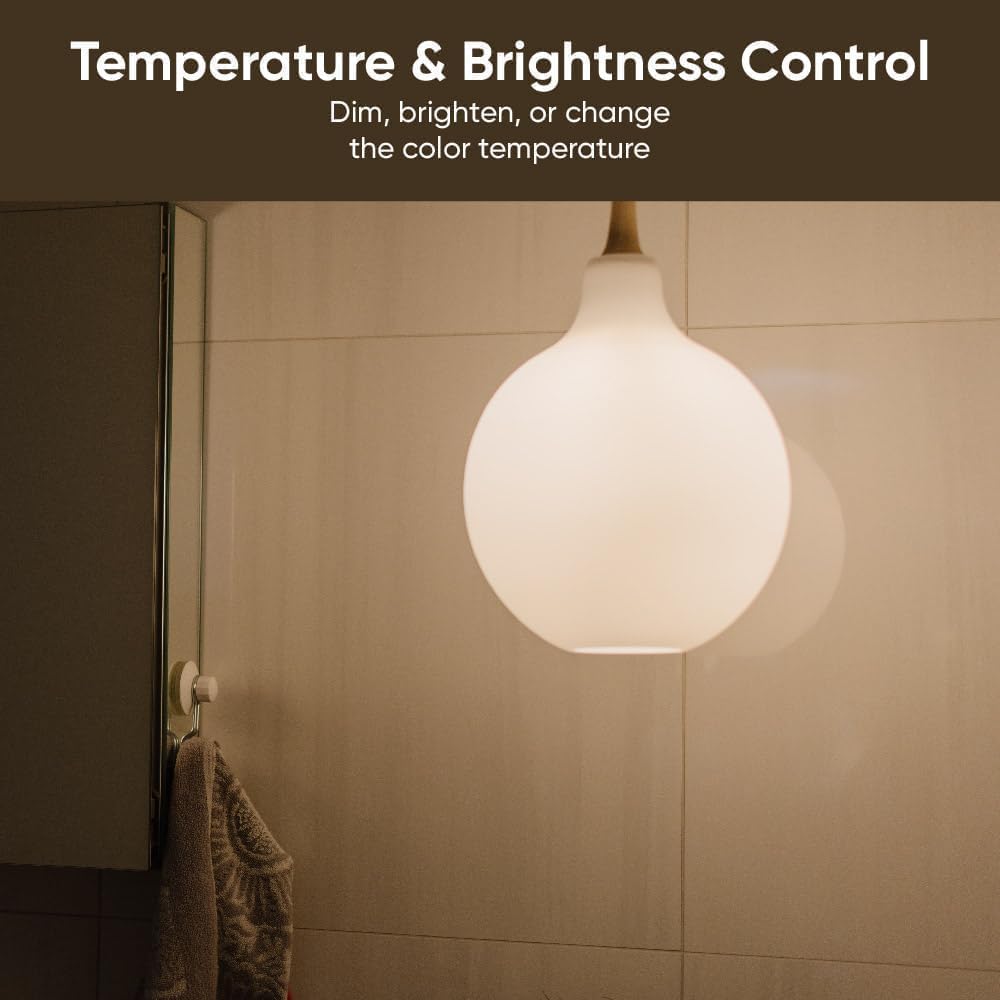 Wyze Lifestyle 800LM A19 Tunable Smart Light Bulb White, 4-Pack