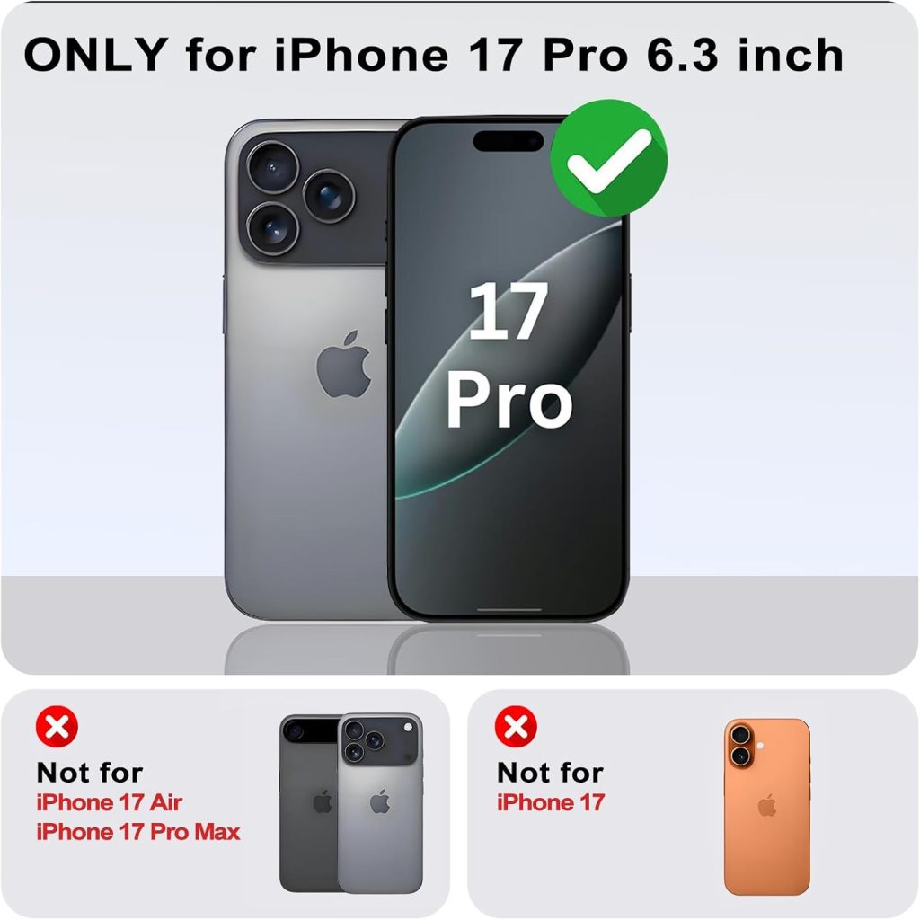 Yeddabox for iPhone 17 Pro Case Cute Striped Phone Case Soft TPU Slim Shockproof Phone Cover for Women Girls, Black