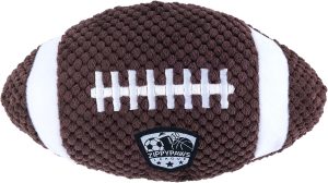 ZippyPaws SportsBallz Dog Squeaky Toys to Keep Them Busy – Football