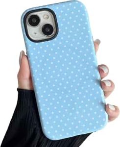 ZTOFERA for iPhone 13/14 Case Fit for MagSafe, Dots Pattern-Blue